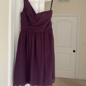 One shouldered cocktail/bridesmaids dress